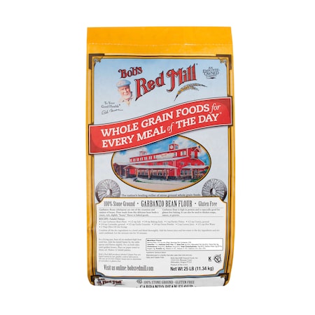 Bobs Red Mill Natural Foods Bob's Red Mill Gluten Free Garbanzo Bean/Chickpea Flour 25lbs 1260B25
